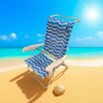 Stolica za  plažu plava - Slika 2