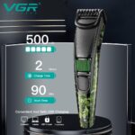 🪖 VGR  V-053 – Kamuflažni trimer za precizno šišanje i stilizovanje - Slika 3