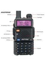 Baofeng UV-5R+ Dual-Band radio Stanica Baofeng UV-5R PLUS -  Radio prijemnik sa slusalicom sa velikim dometom i pojacanom baterijom - Slika 2