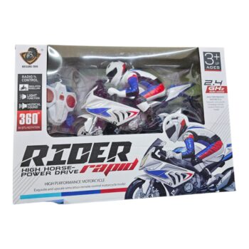 RC motor na daljinsko upravljanje belo plavi