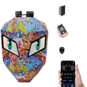 LED Ranac Vodootporni za motor bicikl šareni torba kaciga Hiphop
