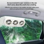 Solarni Auto Ventilator sa 3 Glave – Svež vazduh u autu, čak i dok ste parkirani! - Slika 2