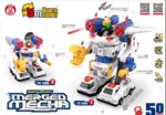 Mega Robot 5u1 – magnetni set sa svetlosnim i zvučnim efektima