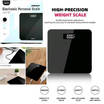 Digitalna personalna vaga do 180kg – USB punjenje i precizno merenje - YUK278-572