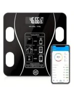 Pametna digitalna vaga za telesnu težinu do 180kg – Bluetooth, BMI i analiza tela - YUK278-571 - Slika 3