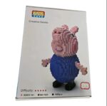Dzordz prase set od 1600 sitnih kockica – 3D figura Pepa prase serija | Univerzalne blok kocke za decu i odrasle - Slika 2
