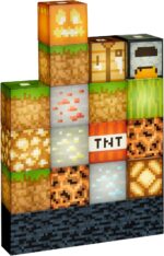 Minecraft Block Building Light – Lampa sa 16 svetlećih blokova | Dekoracija za gejmere i ljubitelje Minecraft sveta - Slika 3