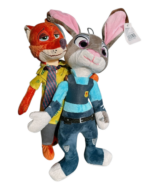 Zootopia plišane igračke Nick i Judy – plišani lisac i policijska zeka | Mekane lutke iz crtanog filma Zootopia za decu - Slika 2