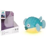 Plišana muzička riba – igračka koja diše i projektuje svetlo 🌊🐠 | Umirujuća noćna lampa za bebe i decu