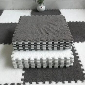 Mekane tepih podne slagalice Siva 30x30cm - 10kom  – tepih pločice od pene za pod | Lako spajanje, udobnost i moderna dekoracija doma