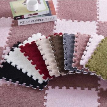Mekane tepih podne slagalice Prljavo Roze 30x30cm - 10kom  – tepih pločice od pene za pod | Lako spajanje, udobnost i moderna dekoracija doma