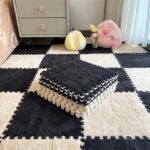 Mekane tepih podne slagalice Braon 30x30cm - 10kom  – tepih pločice od pene za pod | Lako spajanje, udobnost i moderna dekoracija doma - Slika 11