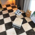 Mekane tepih podne slagalice Braon 30x30cm - 10kom  – tepih pločice od pene za pod | Lako spajanje, udobnost i moderna dekoracija doma