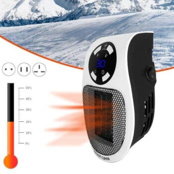 Mini grejalica 500W – prenosiva grejalica sa digitalnim ekranom i termostatom