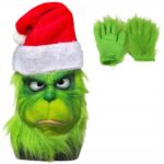 Kostim Maska Grinch i rukavice