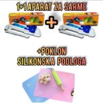 2 Dolmer aparata za uvijanje sarmi + poklon silikonska podloga za mesenje