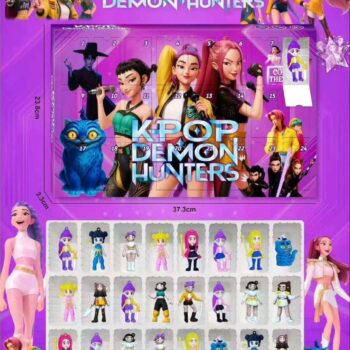 Kpop Demon Hunters Advent kalendar – 24 iznenađenja, poklon set za decu
