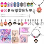 Kpop Demon Hunters Pandora set za pravljenje nakita – 36 privezaka, narukvice i lančić