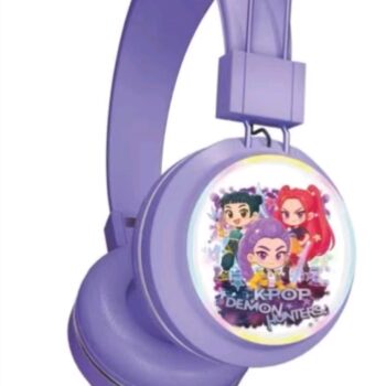 Kpop Demon Hunters Bluetooth slušalice – RGB svetlo, bežične slušalice BT 5.0