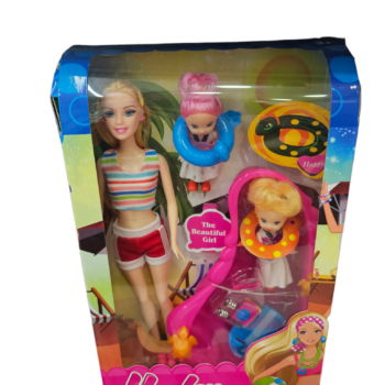 Hayley Summer Beach set – lutka sa decom i dodacima za plažu rd309-74