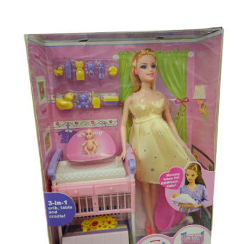 Hayley Mommy & Baby set – lutka sa bebom i 3u1 krevetac rd309-68