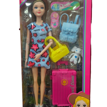 Sasha lutka Travel set – kofer, ranac i dodaci za putovanje rd309-65