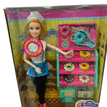 Hayley Donut Shop set – lutka sa vitrinom i kolačima rd309-61