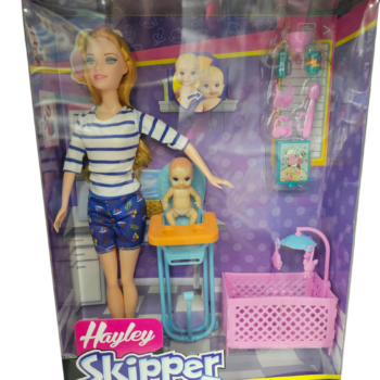 Hayley Skipper Baby Sitters set – lutka sa bebom i dodatnom opremom rd309-55