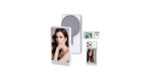Selfie monitor za telefon 4” – 4K mirroring, magnetni držač, Bluetooth daljinski (crni/beli) - Slika 4