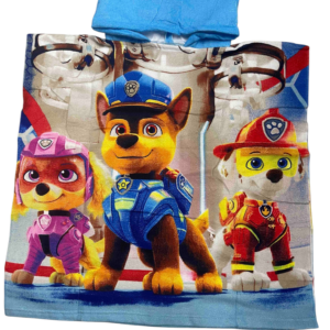 Dečiji pončo peškir sa kapuljačom - Pončo Patrolne sape - Peškir sa kapuljačom lin-007