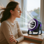 Mini ventilator sa LED ekranom ❄️ | 180 brzina | Punjiv | Tih rad - Slika 3