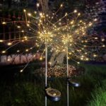 Solarno LED drvo za dvorište – set 2 komada, dekorativna baštenska rasveta - Slika 3
