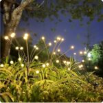 Solarne dekorativne lampe – žute kuglice, set 2 komada, LED rasveta za dvorište - Slika 3