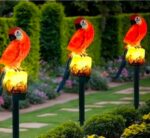 Solarna lampa papagaj – dekorativna LED lampa za dvorište i baštu (40 cm) - Slika 2