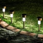 Solarne lampe za dvorište 10 kom – LED baštenska rasveta na solarni pogon