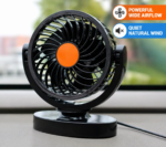 Ventilator za auto 12V – mini ventilator za kabinu sa jakim protokom vazduha