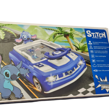 Dečija simulacija vožnje Stitch – interaktivni volan sa zvukom i svetlom