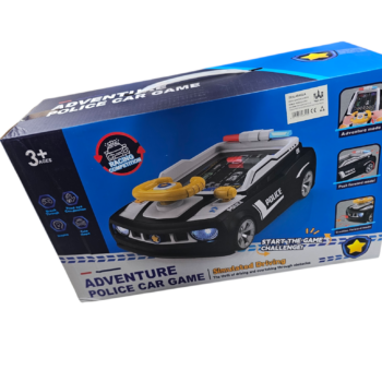 Dečija simulacija vožnje – Police Car Game interaktivni volan sa zvukom i svetlom