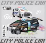 Policijski auto za decu sa svetlom, zvukom i dim efektom – City Police Car LBN26-474