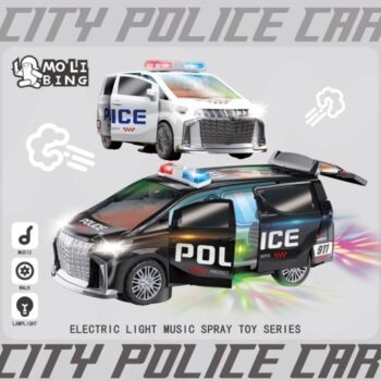 Policijski auto za decu sa svetlom, zvukom i dim efektom – City Police Car LBN26-474