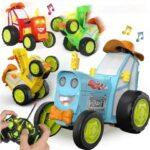 Blesavi traktor na daljinski koji skače i peva – akrobatski RC auto sa svetlom i muzikom LBN26-467 - Slika 2