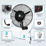 EL VENTILATOR ZIDNI SA RASPRŠIVAČEM MSF2608C - Slika 4