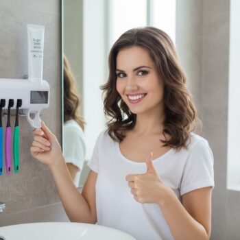 UV Sterilizator za Četkice za Zube sa Dozatorom Paste i Držačem