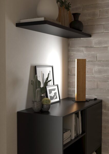 EGLO ANCHORENA-Z 900391 – stona lampa, braon i crna, u enterijeru