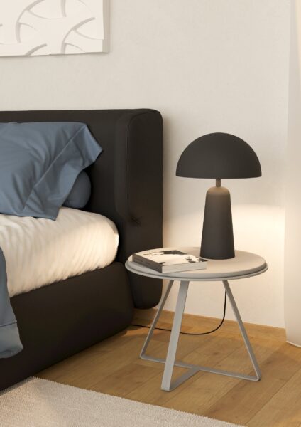 EGLO ARANZOLA 900134 – stona lampa, crna, bela, u enterijeru