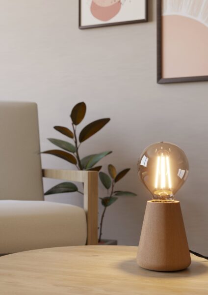 EGLO ASBY 44014 – stona lampa, svetlo braon, prikaz 2