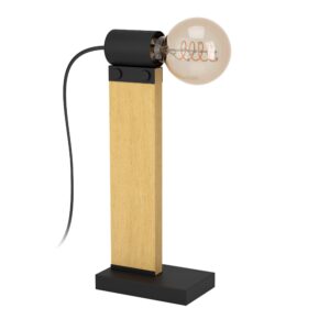EGLO BAILRIGG 43904 – stona lampa, crna, braon, glavna fotografija