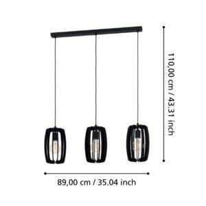 EGLO BAJAZZARA 900505 – visilica, crna, prikaz 4