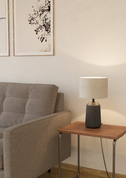 EGLO CAPALBIO 900824 – stona lampa, siva, prikaz 2