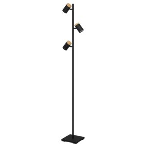 EGLO CARTAGENA 390071 – podna lampa, crna, braon, glavna fotografija